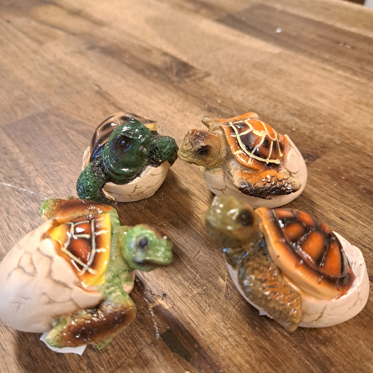 Sød skildpadder sæt – 4 stk hyggelige figurer